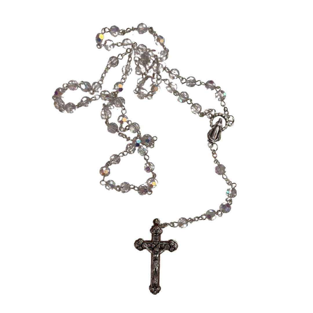 Aura Crystal Beaded Rosary