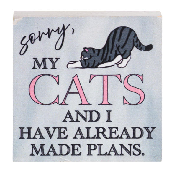 Cat Plaque