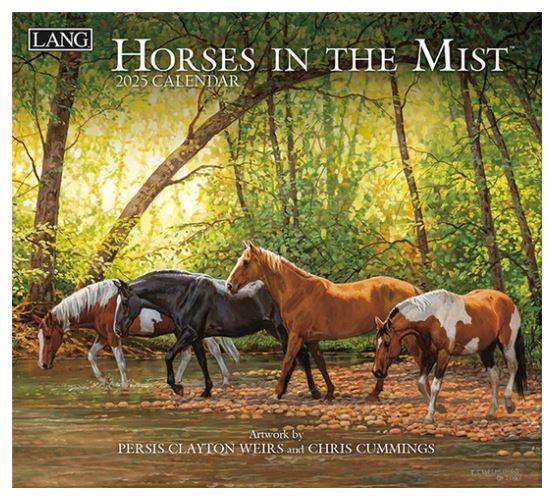 Lang Calender 2026 "Horses in the Mist"