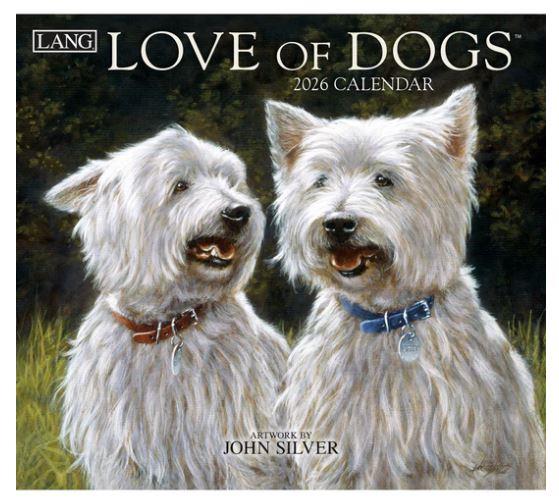 Lang Calender 2026 "Love of Dogs"
