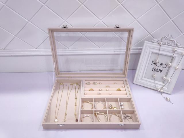 Glass Top Jewellery Box