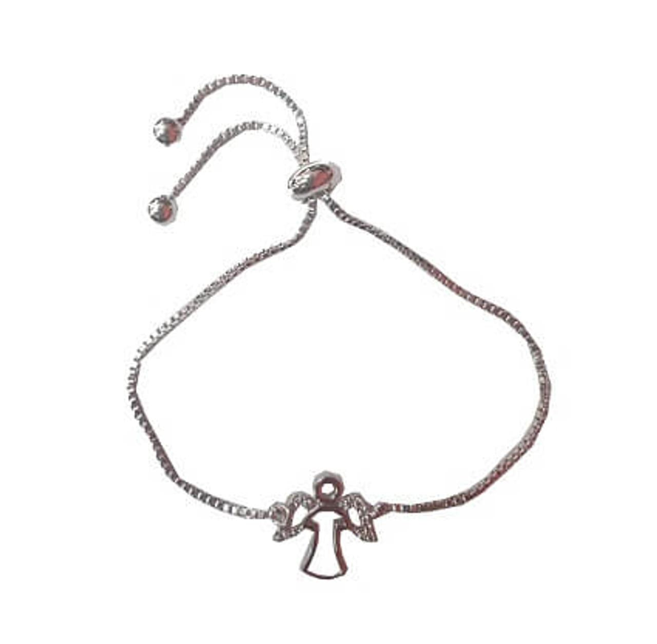 Angel Bracelet- Silver-tone