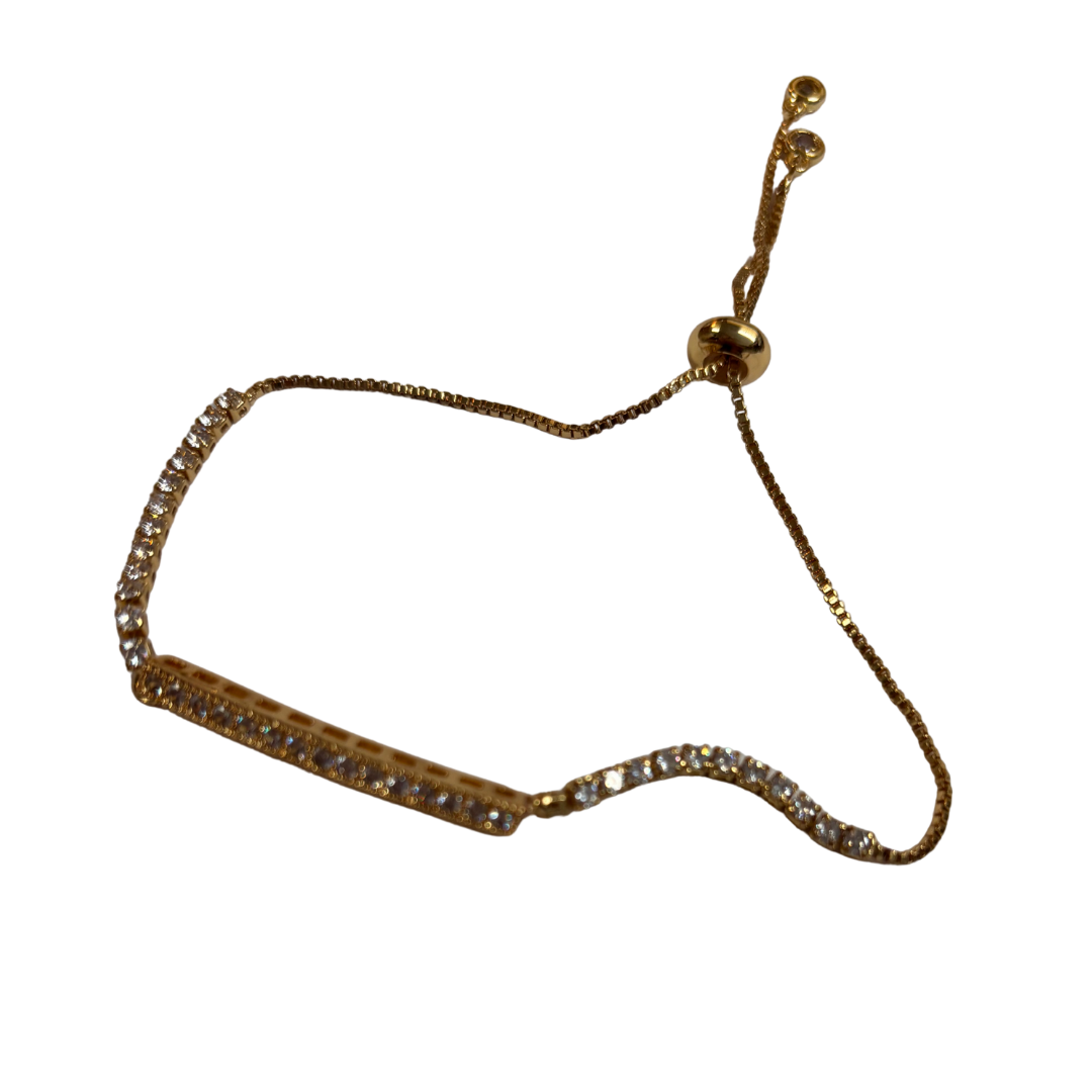 Bar Bracelet - Gold-tone