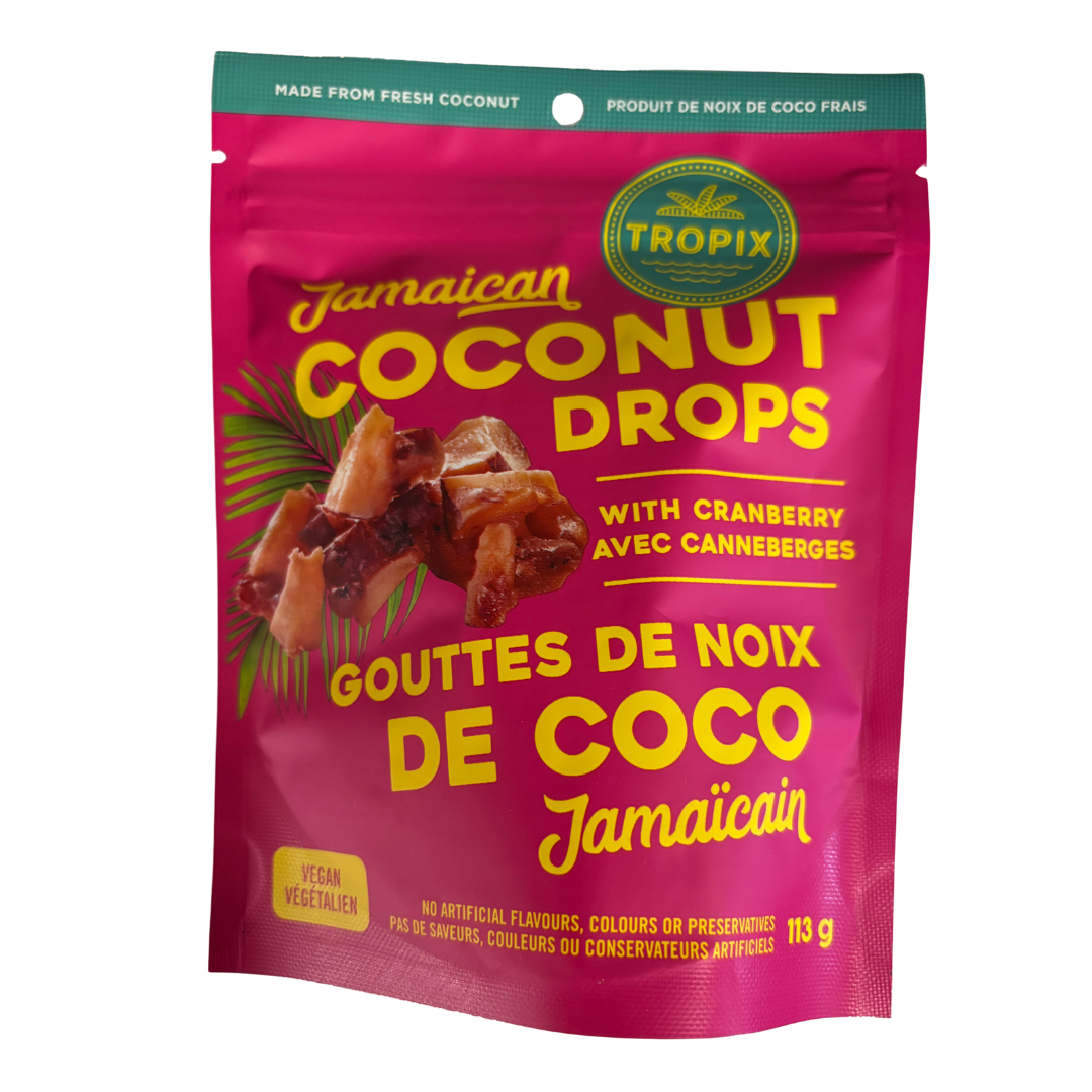 Jamaican Coconut Drops - Cranberry