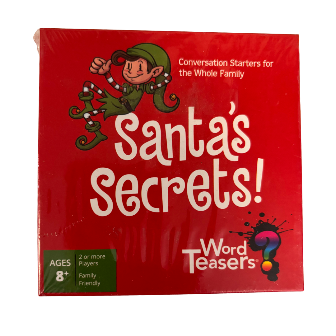 Word Teasers Santa’s Secrets – Fun Family Holiday Cards