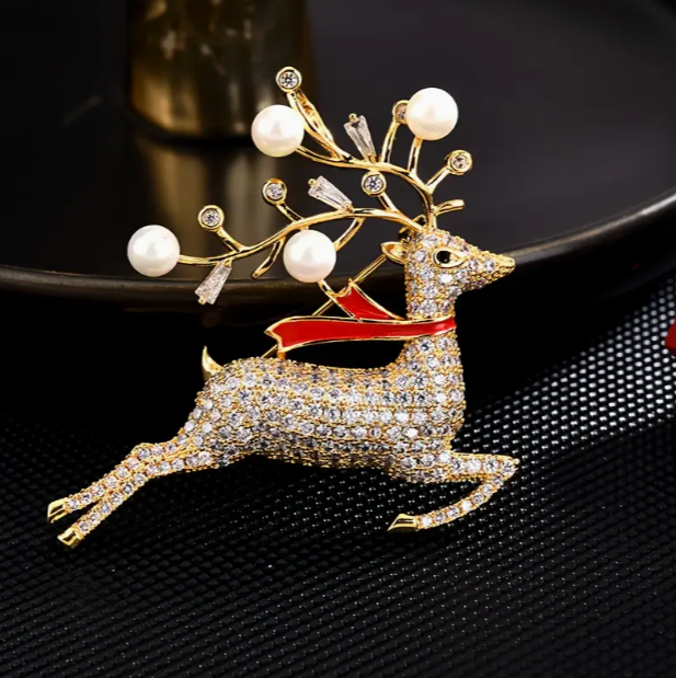 Reindeer Brooch