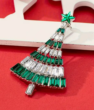 Christmas Tree Brooch