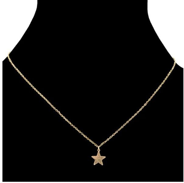 14K Gold Plated Star Necklace