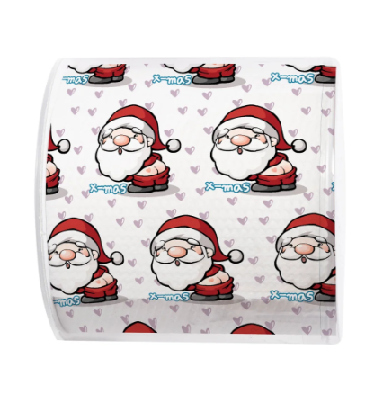 Designer Toilet Paper – Santa Mooning
