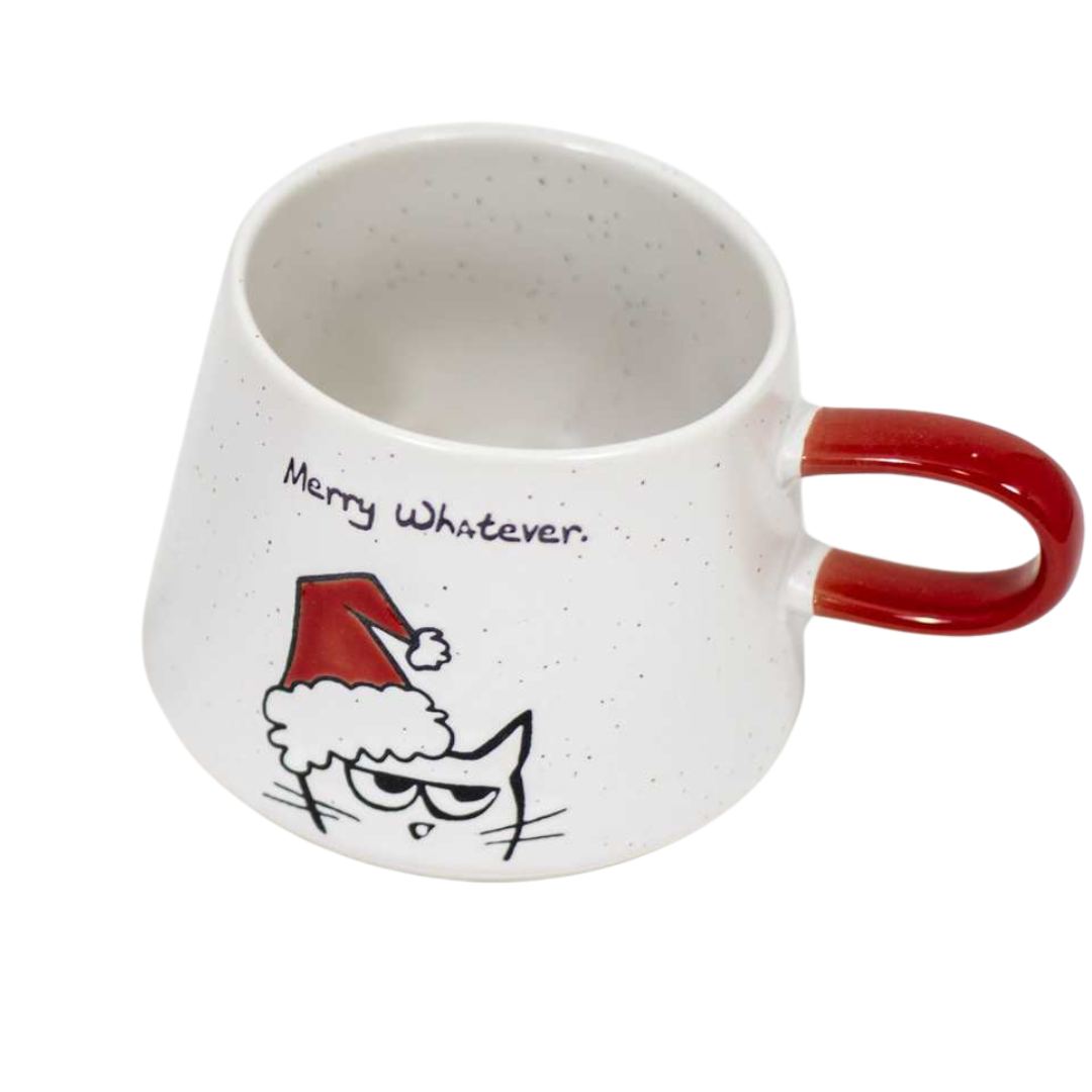 "Merry Whatever" Cat Mug