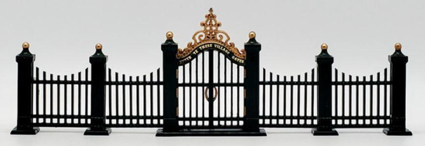 Village Wrought Iron Gate and Fence