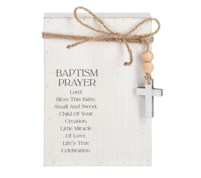 Baptism Decor with Poem