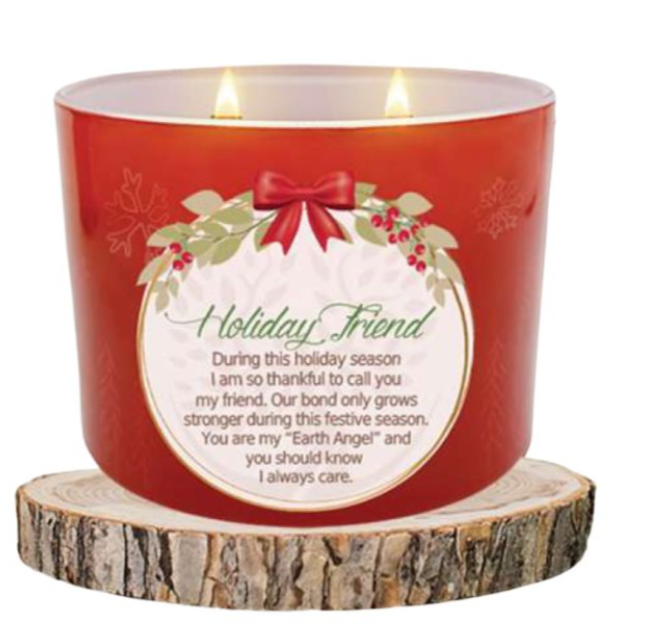 Earth Angel Christmas Candle – Holiday Friend