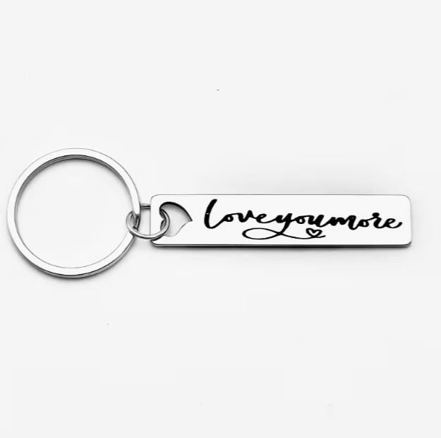 “Love You More” Keytag
