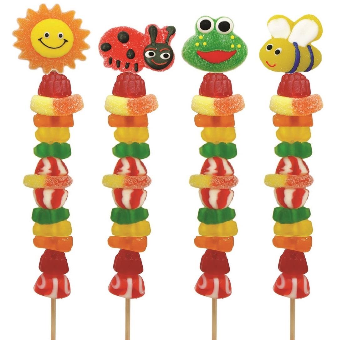 Garden-Themed Gummy Candy Kabob – 70g