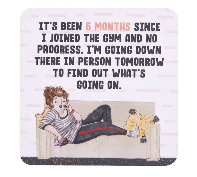 Gym Decorative Cork Coaster