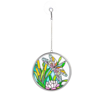 Dragonfly Stained Glass Window Hanging
