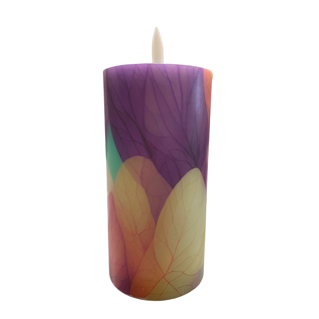 LED Candle - Leaves