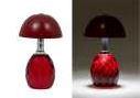 Red Crystal Mini Lamp – Touch Control