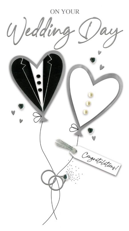 On Your Wedding Day Congratulations Greeting Card