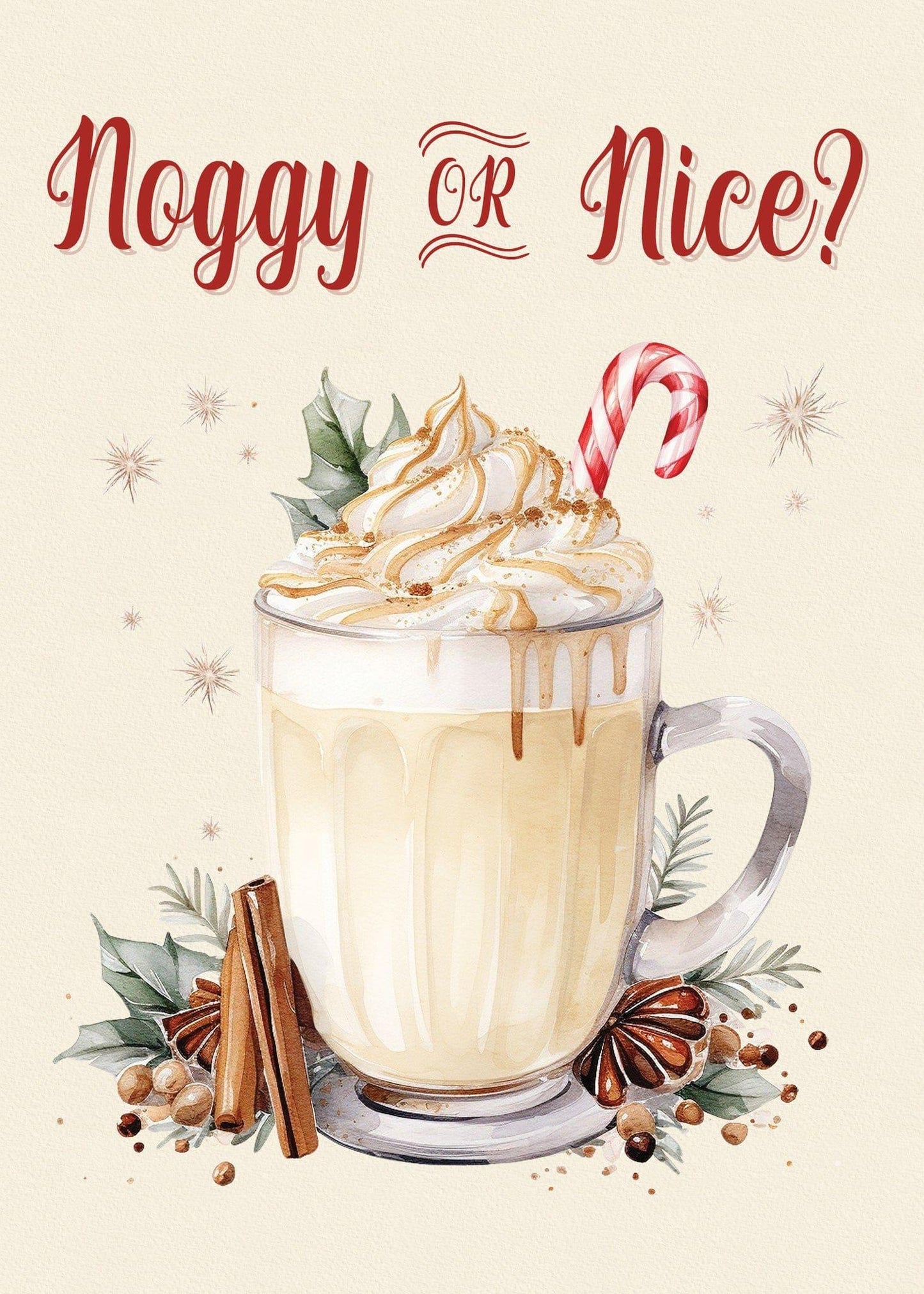 Christmas Card – “Noggy or Nice?