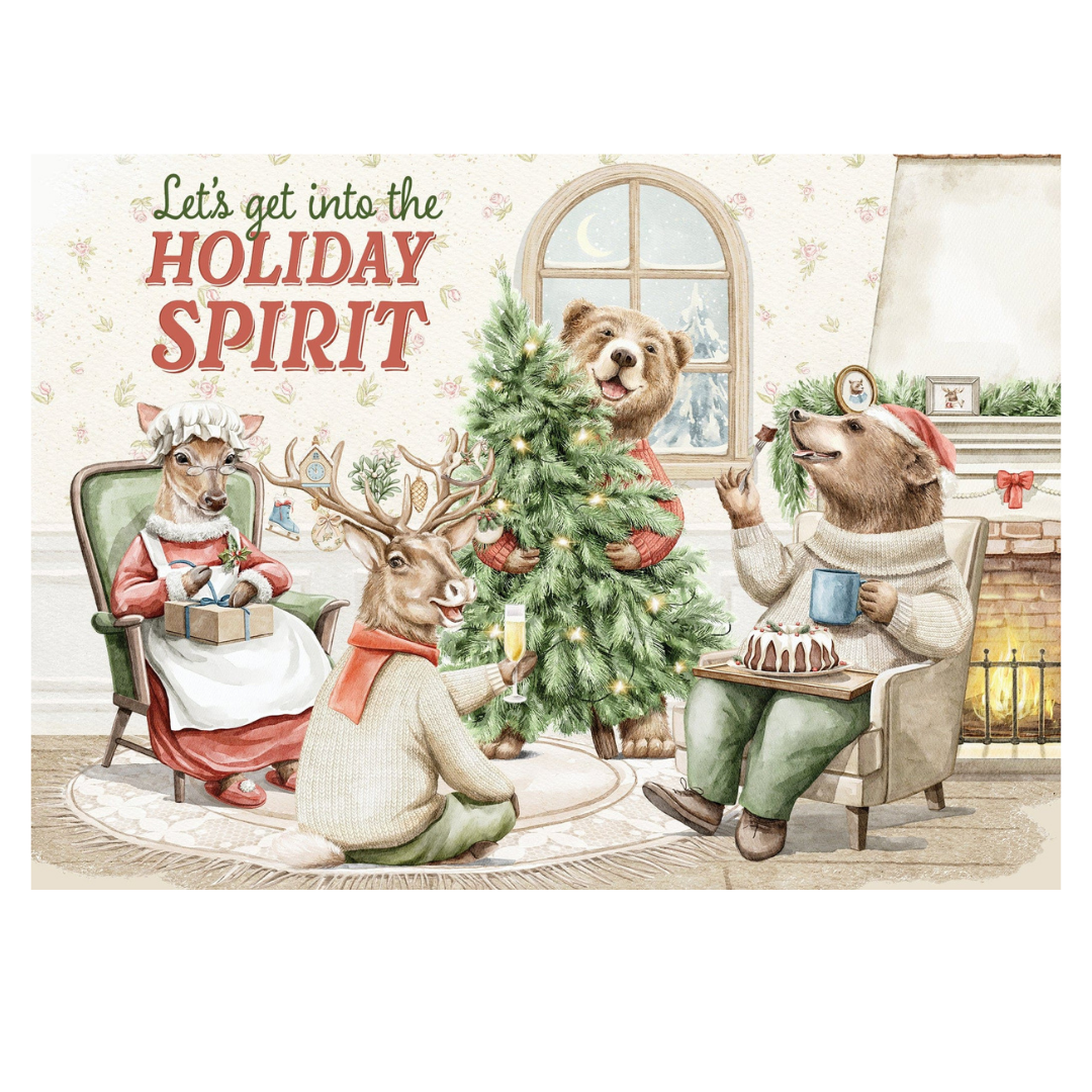 Animal Friends Christmas Card