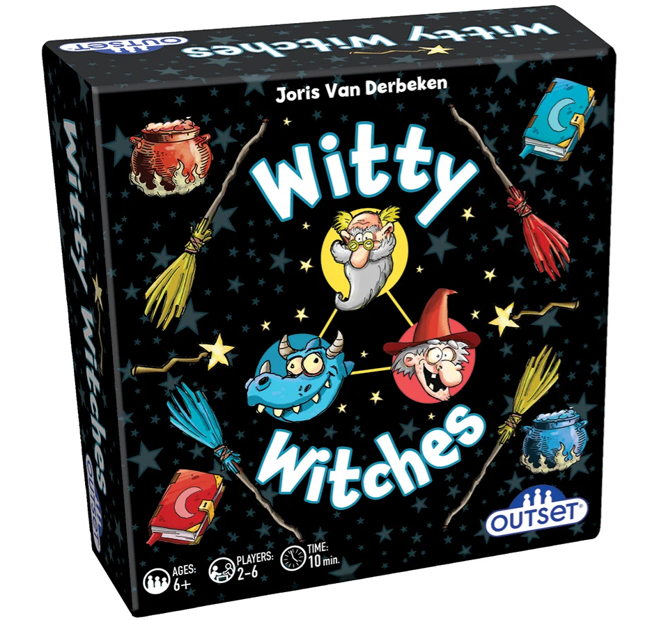 Witty Witches Card Game – Magic, Matching & Mischief – Ages 6+