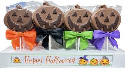 Chocolate Jack-o'-Lantern Sucker