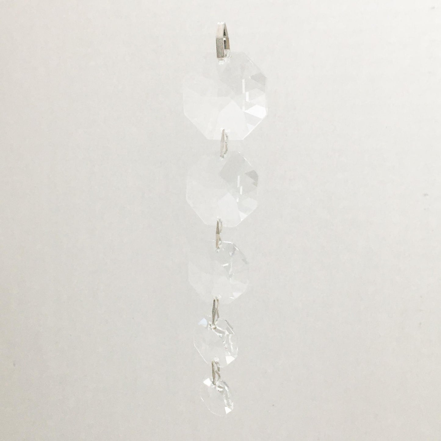 Octagon Crystal Chain 5 inches long