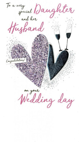 Daughter and Husband on Wedding Day Card - Rubies Inc. Chatham ON Canada