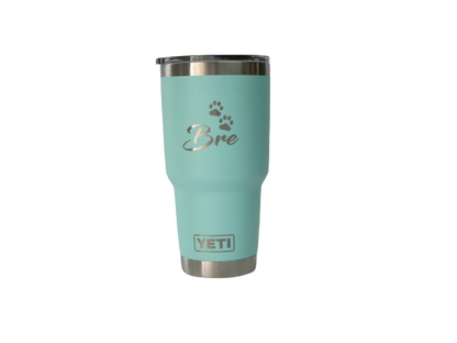 Engraving on Drinkware Brought in with Graphic