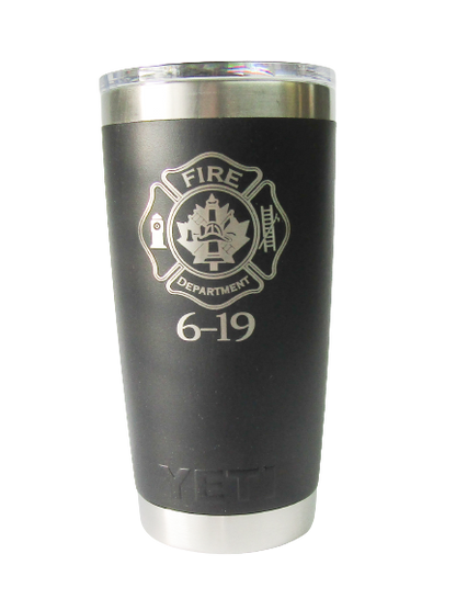 Engraving on Drinkware Brought in with Graphic