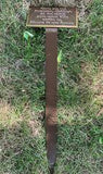 Tree Plaque - Cast Bronze