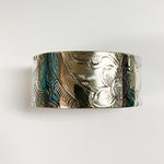 Silver Cuff Bracelet by L Carr Designs