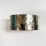 Silver Cuff Bracelet by L Carr Designs