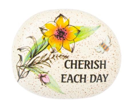 Pocket Coin - Floral Stones