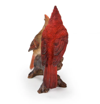 Cardinal Statue – Hand-Painted Polyresin Garden Figurine