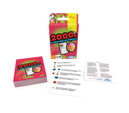 2000s: A Decade of Trivia Card Game – 2000s Trivia Game – Ages 12+