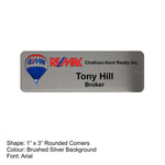 Nametag - Metal Full Colour