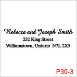 Self-Inking Stamp - Printer 30 - 3/4" x 1 7/8"