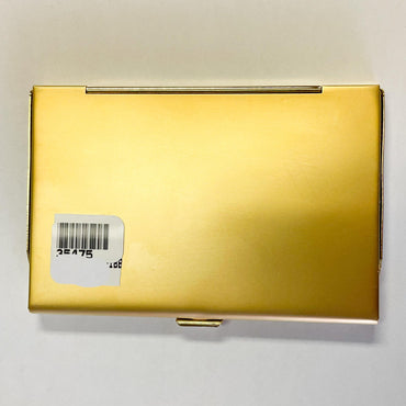 Gold Tone Card Case