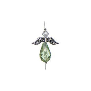 Green Crystal Guardian Angel Suncatcher – Rainbow Maker
