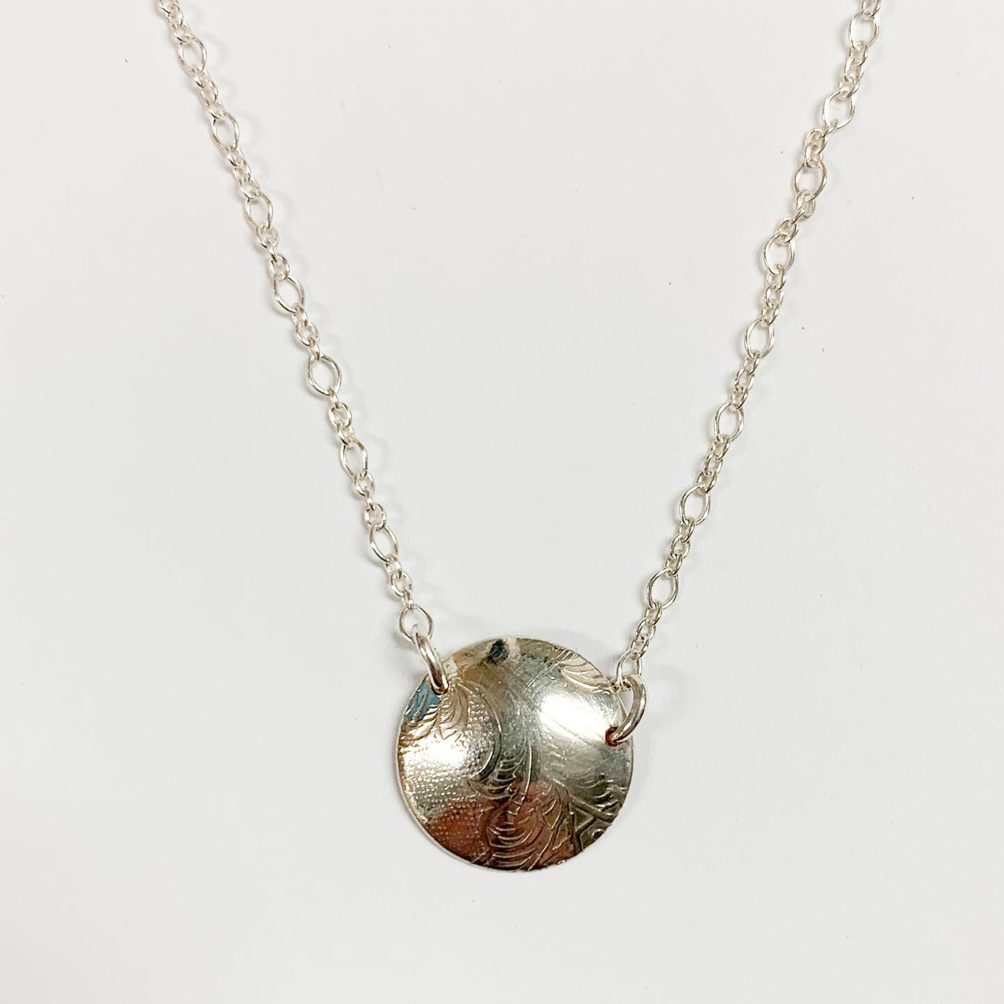 Circle Necklace by L Carr