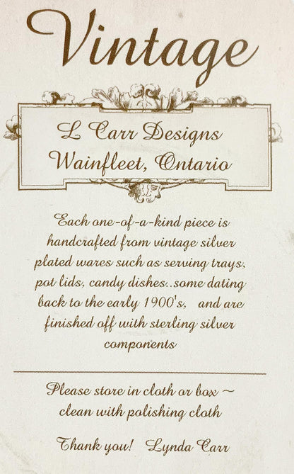 Silver Regtangle Keytag by L Carr