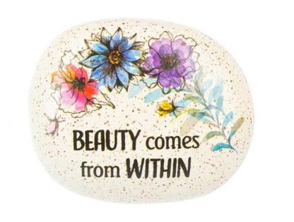 Pocket Coin - Floral Stones