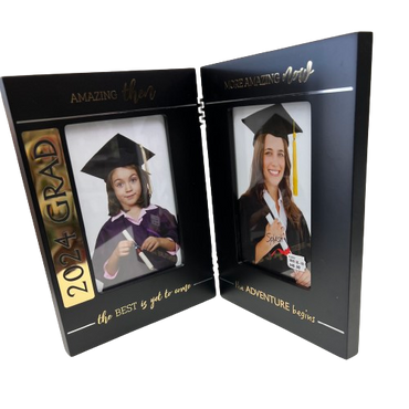 Then & Now Graduation Frame