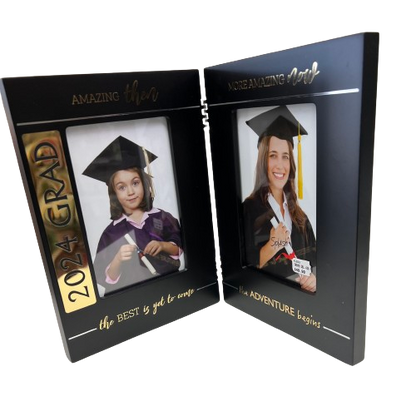 Then & Now Graduation Frame