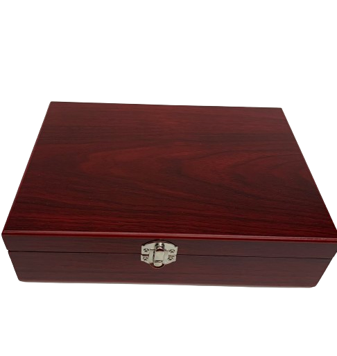 Black Flask and Glasses Box Set