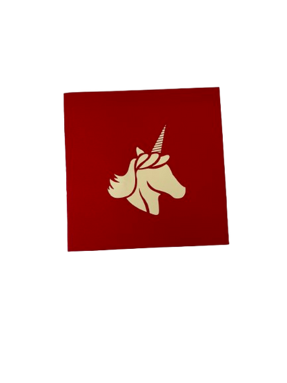 Unicorn Pop Up Greeting Card