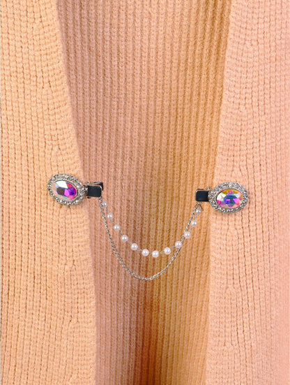 Irridescent Sweater Clip